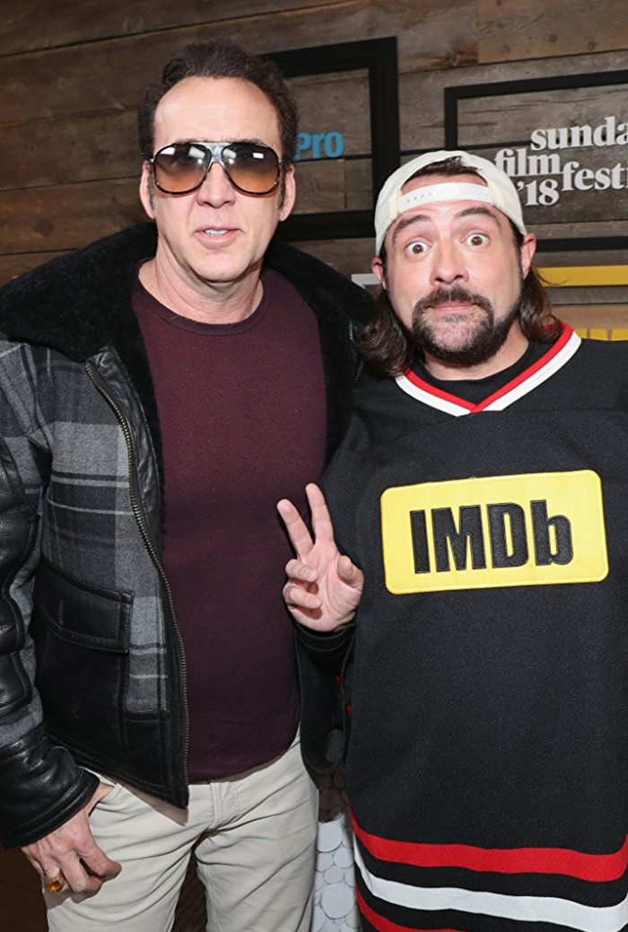 Nicolas Cage at the screening of the film Mandy, where he played the title role. - Nicolas Cage, Jay and Silent Bob, Mandy movie, Film Festival