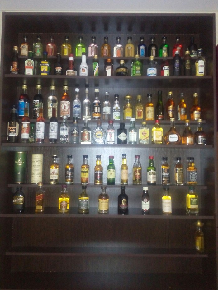 Collection of my miniatures - My, Alcohol, Collection, 