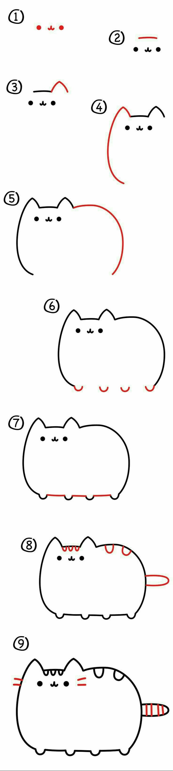 How to draw a cat - Pencil drawing, Drawing, Painting, With your own hands, Longpost