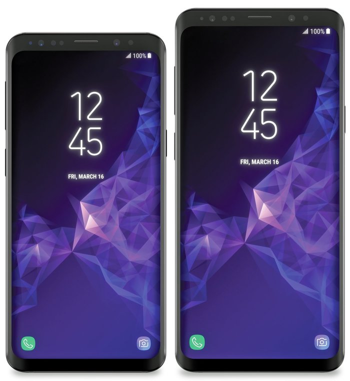 Стало известно, как будут выглядеть Samsung Galaxy S9 и S9+ - Samsung, Samsung Galaxy S9, Новое, Новости