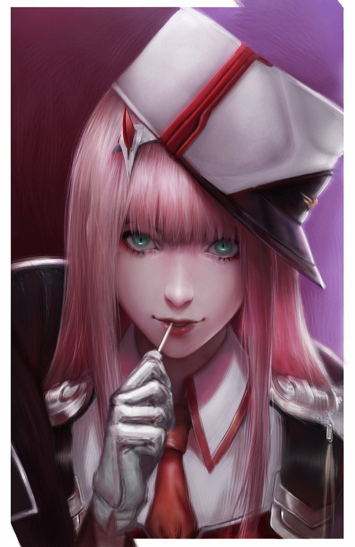 Anime Art - Аниме, Anime Art, Darling in the Franxx, Zero Two, Senkothefan