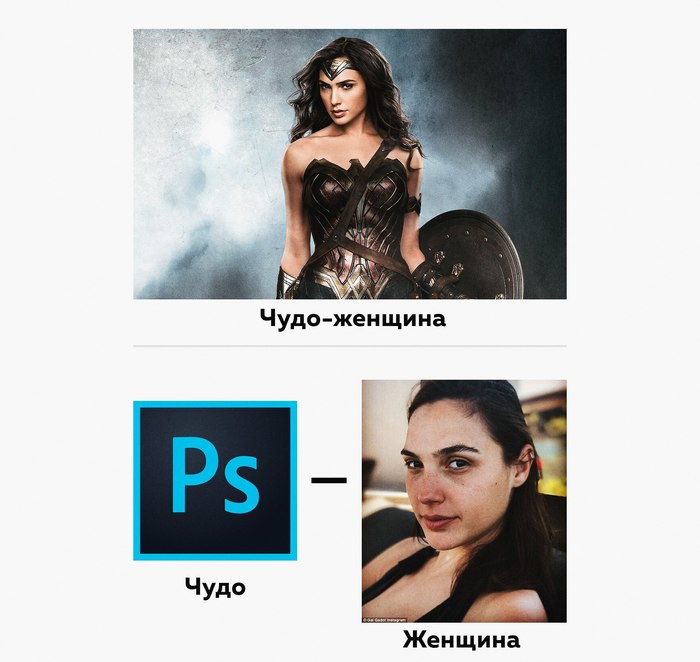 Чудо - женщина - Чудо-Женщина, Галь Гадот, Photoshop