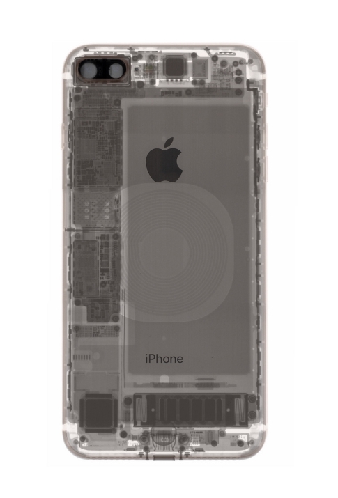 A visual photo where the iPhone 8 has a QI receiver - iPhone 8, Quite Interesting, X-ray, Tag, Apple