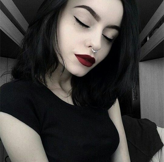 And you don't need a glance - Beautiful girl, Lips, Face, Eyelashes, Pomade, Lipstick