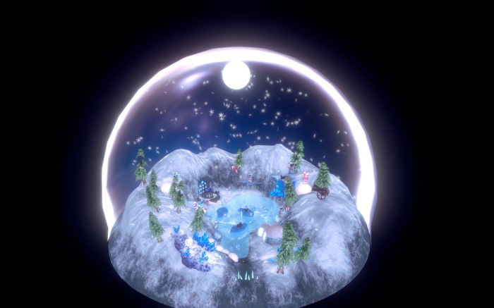 3 : "Fairy-tale Winter World" Blender, , Scene, , , Fairy-tale, , 