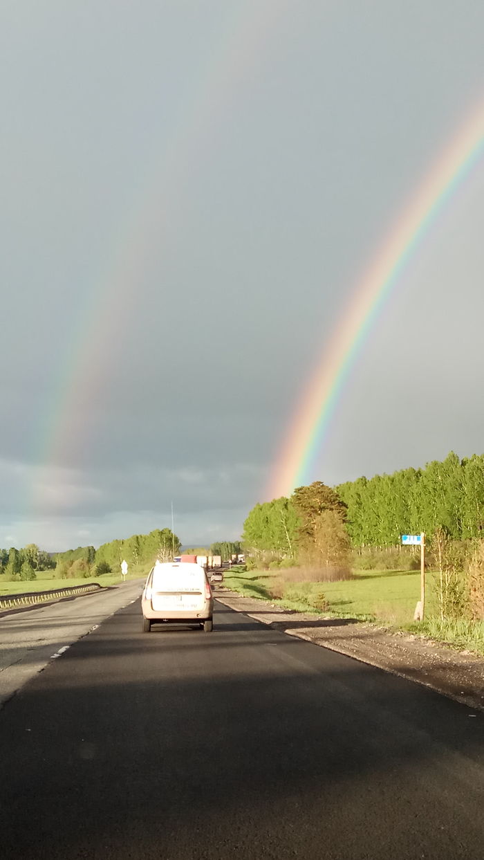 A little summer rainbow - My, Rainbow, beauty of nature