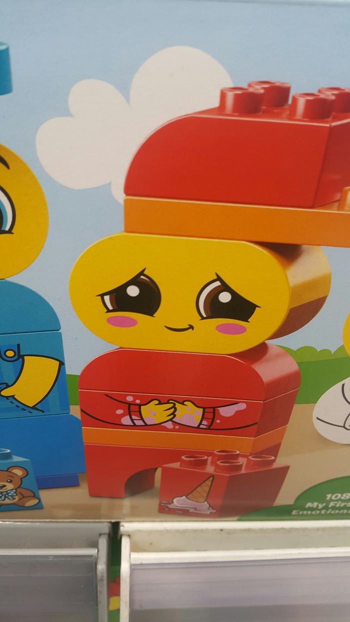 Old man Harold is now in the children's constructor - My, Harold hiding pain, LEGO duplo