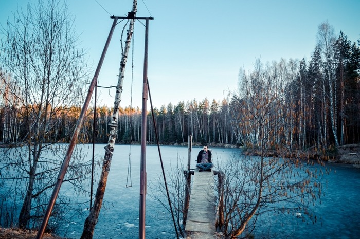 Зимнее озеро "Светлое"