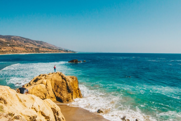 A piece of warm California - My, The photo, USA, Ocean, Nature, Longpost