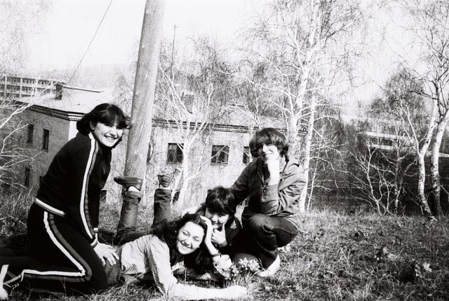 Bath lake (Birches and Ural Dawns). May 1, 1985 - Magnitogorsk, Magnitogorsk history club, Bath, Relaxation, Old photo, People, Real life story, Longpost