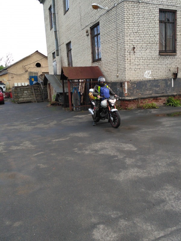 To the village to visit my grandfather, or a solo trip from the Leningrad region to the Saratov region on the Stels Flame 200 ... Under water - My, Motorcycles, Rain, Motorcycle travel, Dalnyak, Bikepost, Tambov, Saratov region, Stels Flame 200, Longpost, Moto