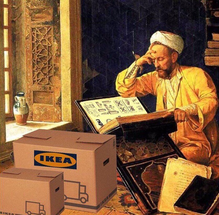 Assembly instructions... - IKEA, Suffering middle ages