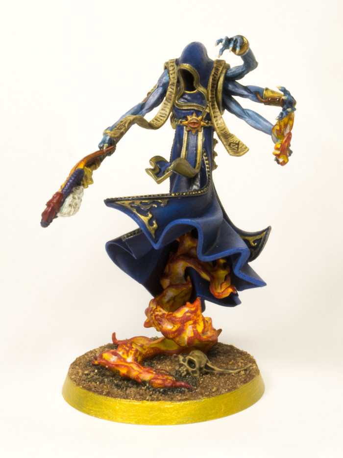 Changeling, Daemon of Tzeentch - My, Warhammer 40k, Wh miniatures, Chaos, Tzeentch, Miniature, Painting, Hobby, Longpost