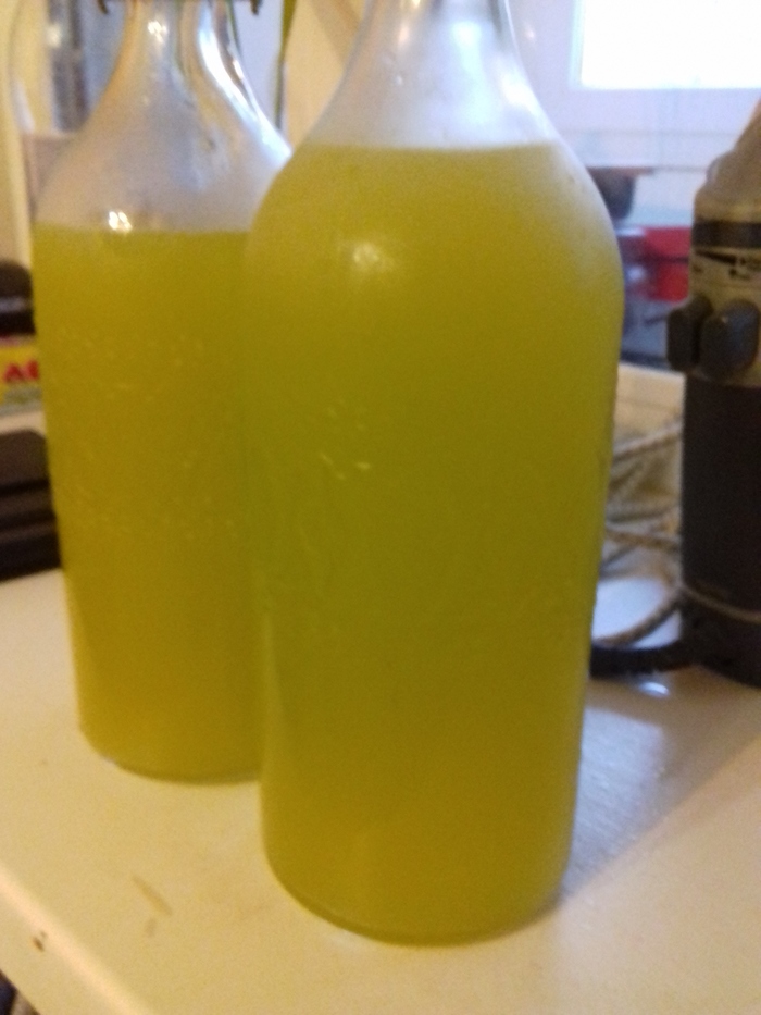 Лаймончелла с мятой