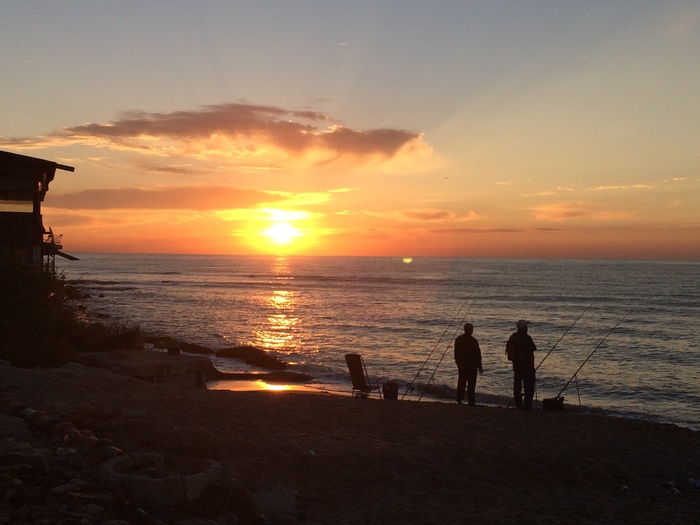 Dawn over the sea - My, Sea, dawn, beauty, Nature, Bulgaria, Longpost