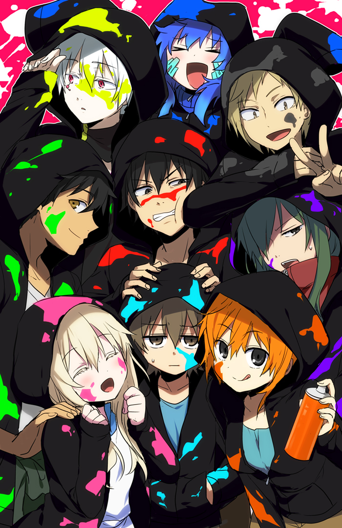 Mekakucity Actors - Аниме, Mekakucity Actors, Anime Art, Длиннопост