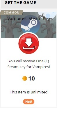 Vampires - My, Steam, Steam freebie, Longpost