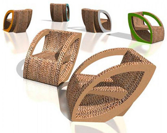 How do you like the idea of ??cardboard furniture? - Cardboard furniture, Furniture, Cardboard, 