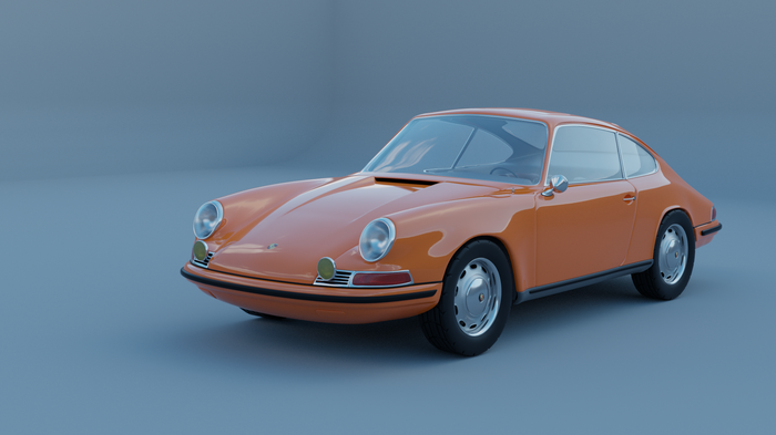 Porsche 911 1967 (901) 3D, Blender, , , Porsche