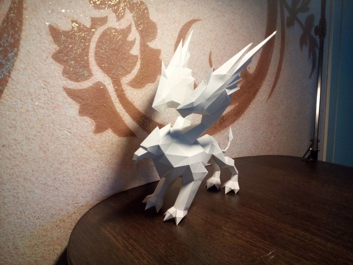 griffin papercraft - My, , Papercraft, Griffin, Pepakura, 