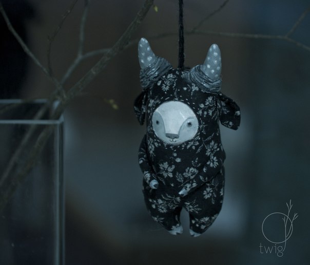 Minotauric - My, Watercolor, Illustrations, Soft toy, Creation, Longpost