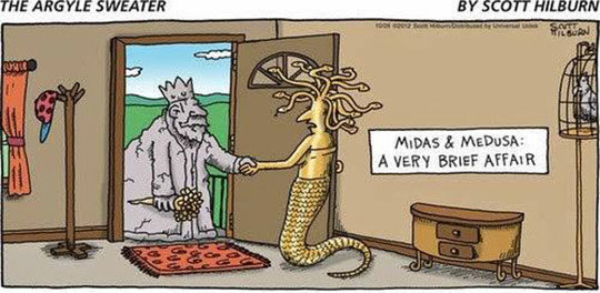 The shortest date - Midas, Medusa Gorgon, Comics