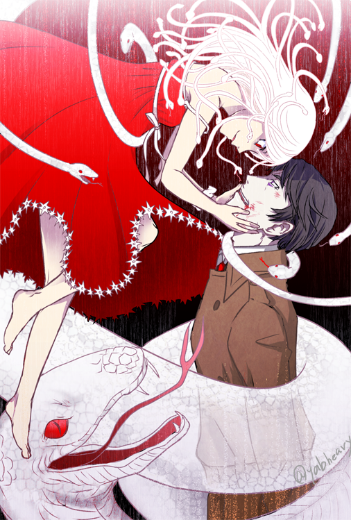 And you wanted to deceive me? - Anime, Anime art, Monogatari series, Sengoku Nadeko, Deishuu Kaiki