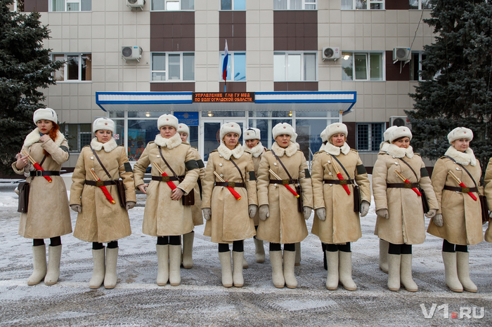 Officers with braids: by February 2, a platoon of female traffic controllers was prepared - Volgograd, , Traffic controllers, Stalingrad, Battle of stalingrad, Longpost