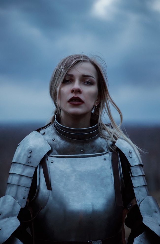 girl in armor - Armor, Beautiful girl, Longpost