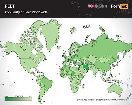 Interesting infographic from Pornhub - Pornhub, Breast, Porn