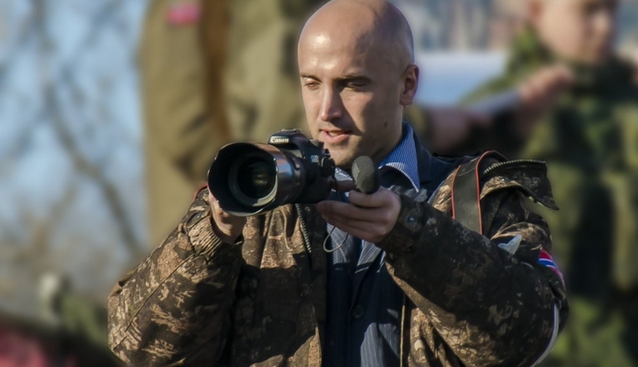 The police detained in Moscow a man who broke the camera of a British journalist. - Detention, Alexey Navalny, Supporters, Graham Phillips, Crime, Politics