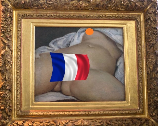What is art and what is pornography? - Vagina, , Facebook, Gustave Courbet, France, Peekaboo