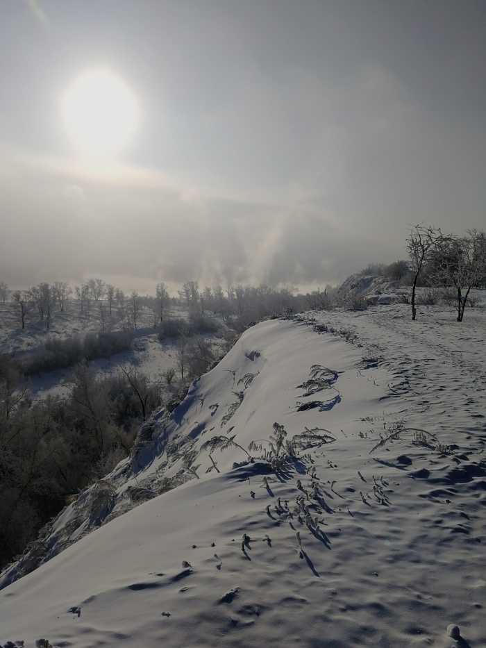 Енисей зимой фото