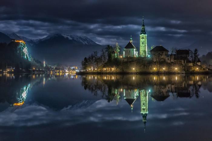 Lake Bled Castle - Lake, Lock, , Longpost