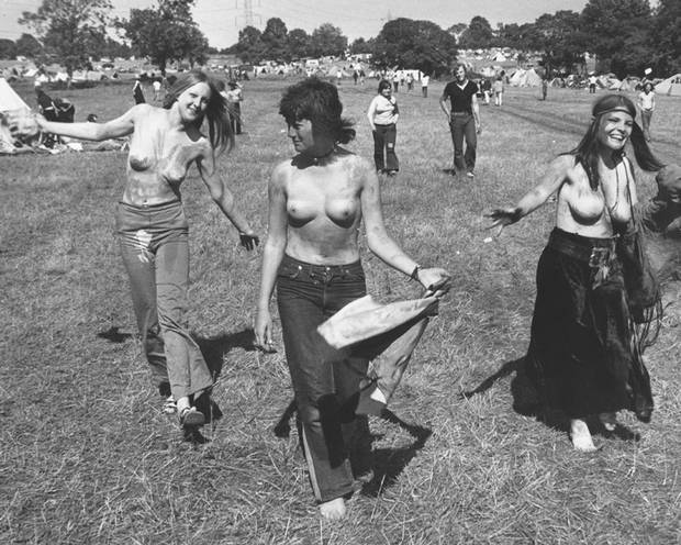 Girls of the 60s. 18+ - NSFW, Hippie, Woodstock, Longpost