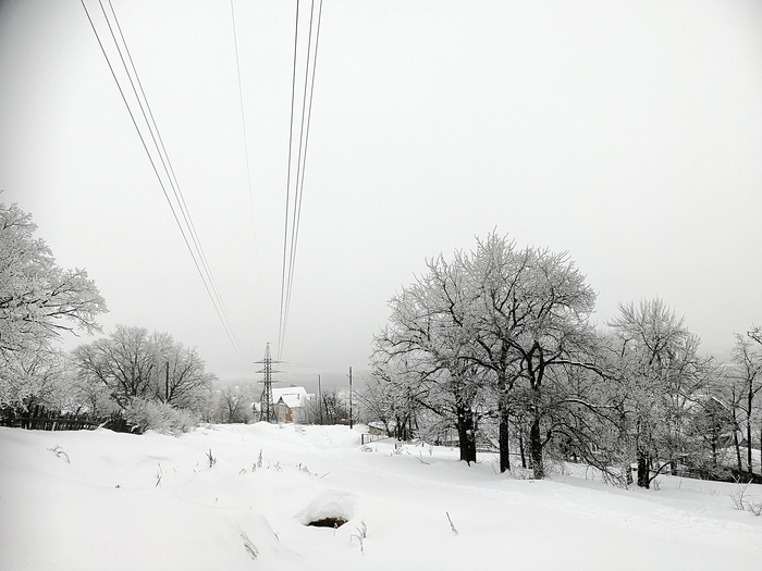 Природа-художник. Зима, Природа, Снег, Длиннопост