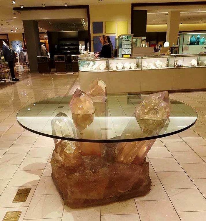 This amazing quartz table - Table, Quartz, Amazing, This, Reddit, Shopping center, Minerals
