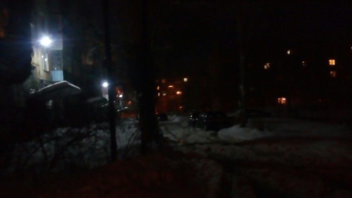 Evening Saratov - My, Saratov, Evening, Score, Bad weather, Weather, Snow, , Snowfall
