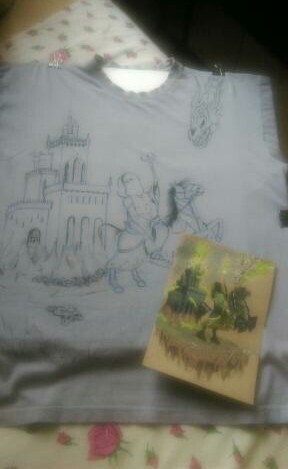 HoMM III T-shirt - My, HOMM III, Герои меча и магии, Necropolis, Painting on fabric, Copyright, Jukart, Longpost
