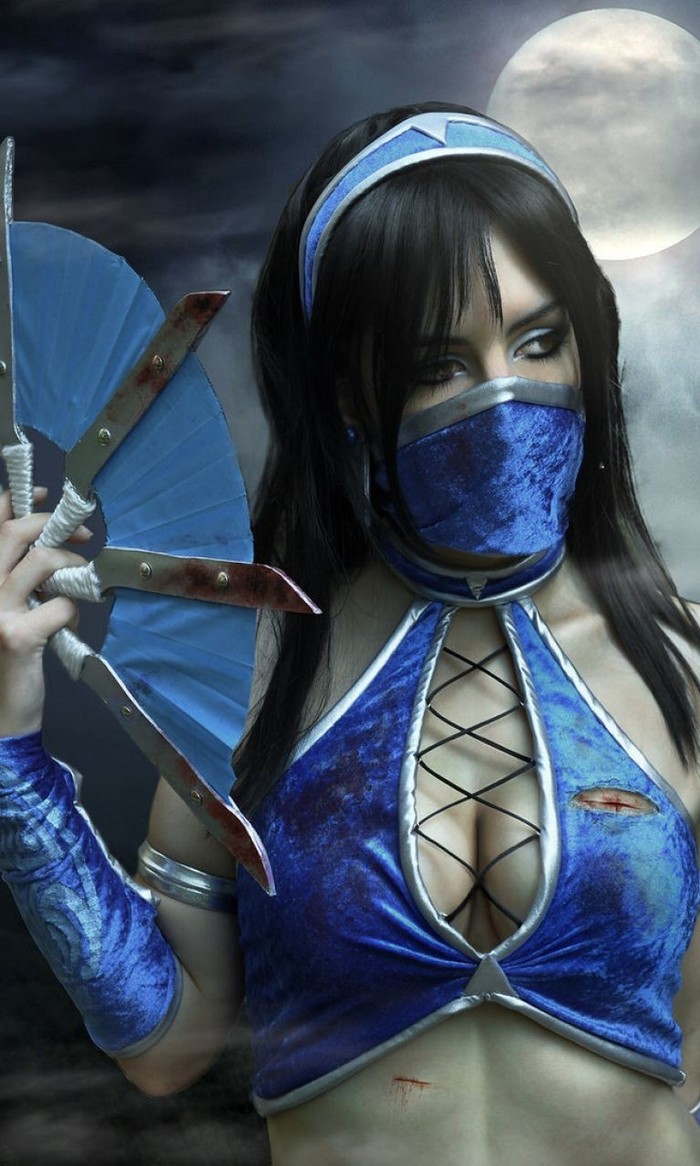 Косплей персонаж Китана / косплей по миру Mortal Combat X Китана, Косплей, Девушки, Длиннопост