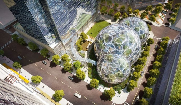 Amazon has opened an incredible office in Seattle - Amazon, Office, , , Office plankton, Longpost