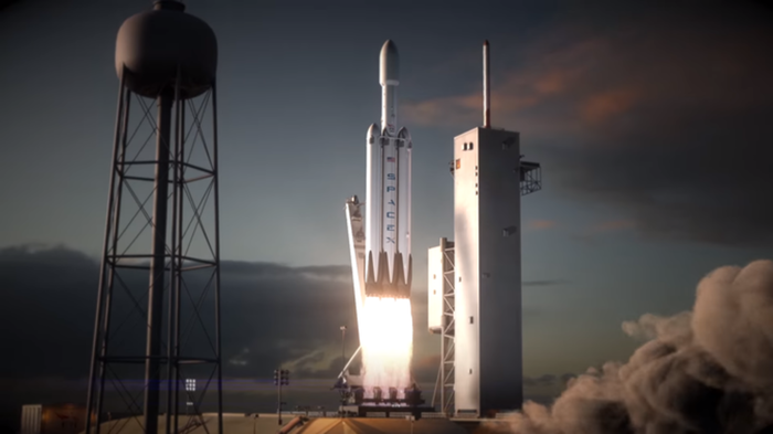 Space X успешно запустила Falcon Heavy SpaceX, Falcon, Falcon Heavy, Космос, Частная космонавтика, Видео, Длиннопост, Илон Маск