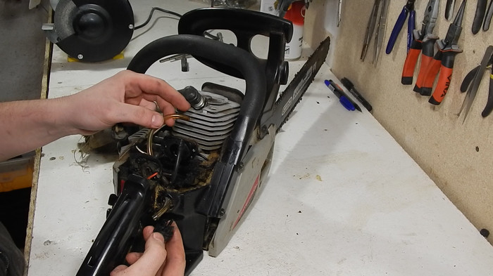 Ремонт бензопилы Интерскол ПЦБ-16/40Л | Пикабу