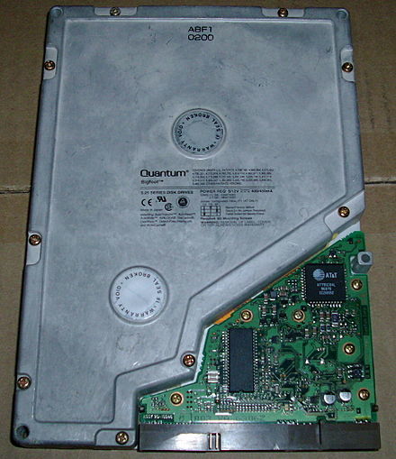 HDD Quantum BigFoot типоразмера 5,25 дюйма. Компьютер, Комплектующие, Жесткий диск, Старое железо, Quantum, Длиннопост