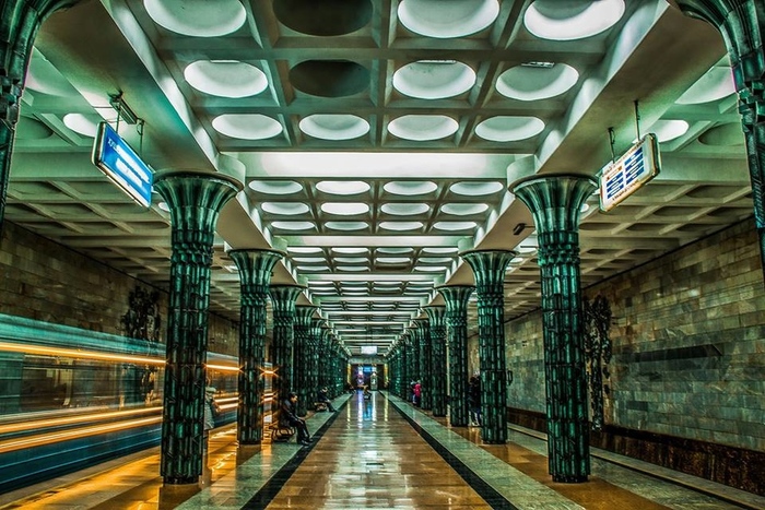 The most beautiful subway in the world can now be photographed and videotaped. - Uzbekistan, Tourism, Tashkent, Metro