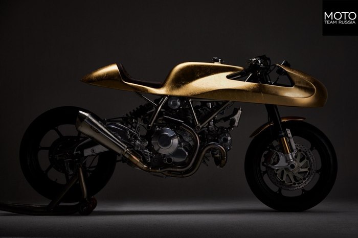 golden motorcycle - , Custom, Homemade, Moto, Motorcycles, Creation, Longpost, Customization