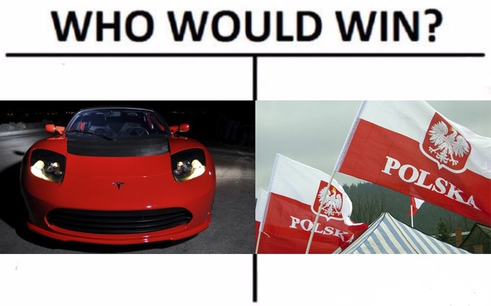 Who will win? - My, Poland, Poland strong, poland can into space, , Tesla, Elon Musk, Roscosmos