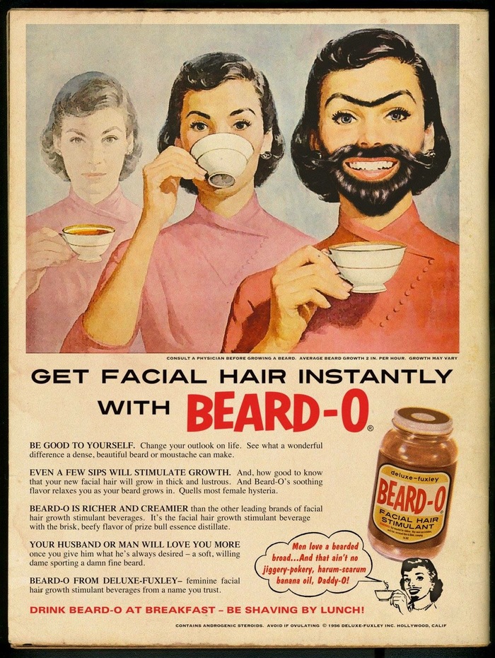 Such is the advertisement - Vegetation on the face, Advertising, Beard, Conchita Wurst