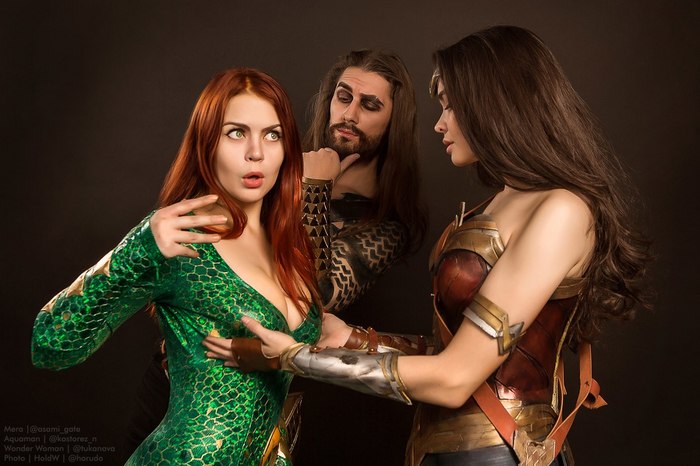 Cosplay on Wonder Woman and Mera - Measure, Dc comics, Cosplay, 