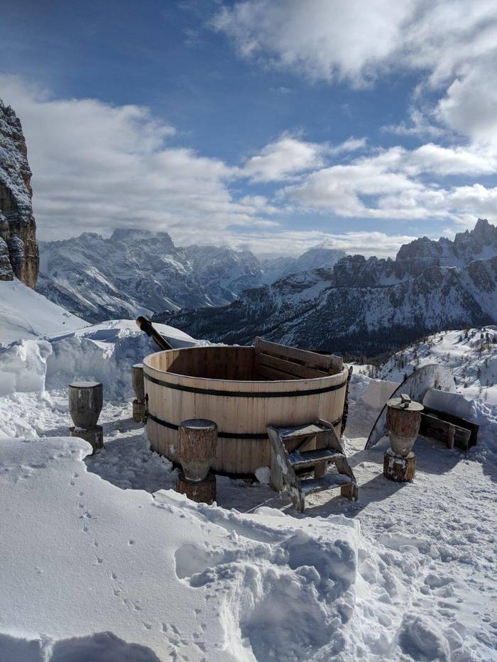 Cold baths in Swedish are not for sissies! - Bath, Sauna, The mountains, Snow, beauty, Cold, Landscape, Hardening